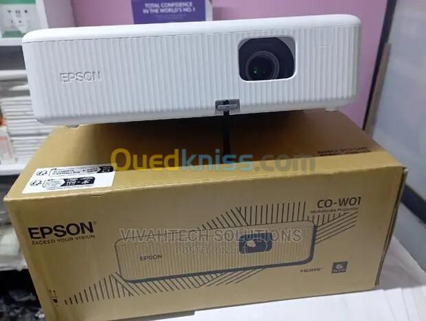 EPSON CO-W01 VIDÉOPROJECTEUR PROFESSIONNEL 3LCD - RÉSOLUTION WXGA - 3000 LUMENS - HDMI - USB