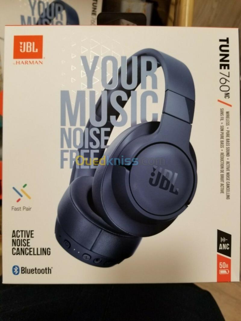 JBL TUNE 760NC CASQUE CIRCUM-AURAL SANS FIL AVEC RÉDUCTION DE BRUIT - BLEU - 11