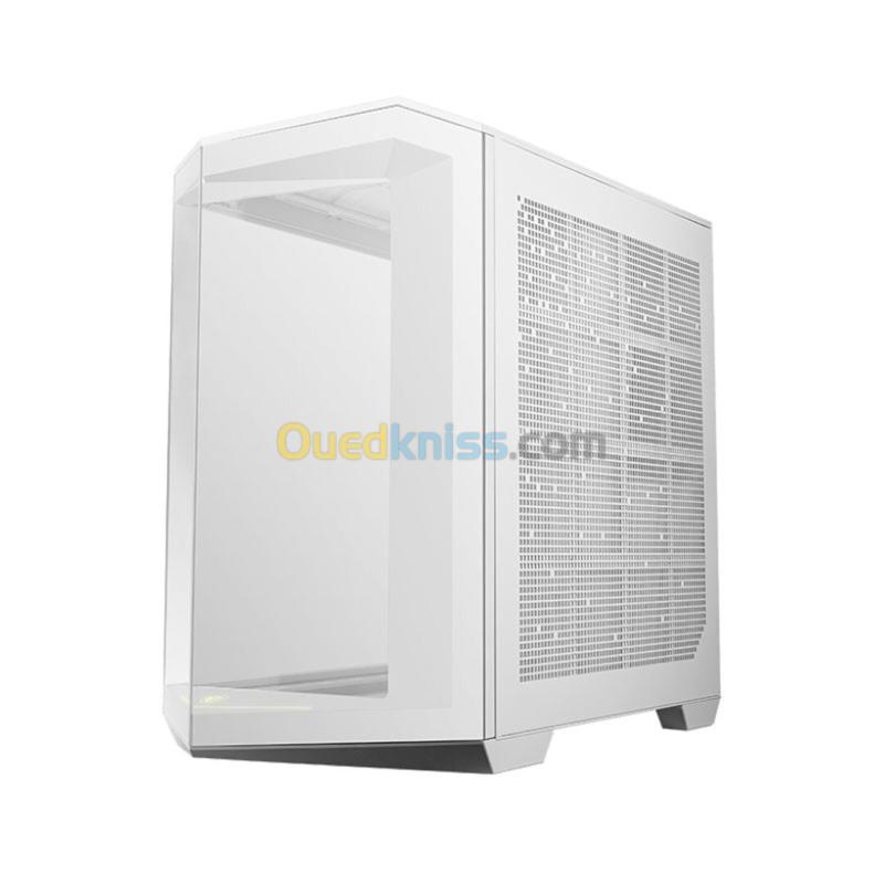 MSI MAG PANO 100R PZ - BOITIER MOYEN TOUR - VERRE TREMPÉ - 4 FAN ARGB - POUR MSI PROJECT ZERO -WHITE 4