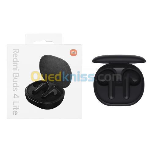 Xiaomi Redmi Buds 3 Lite Noir, Écouteurs Bluetooth 5.2, Autonomie  18h,Réduction de Bruit,résistant à l'eau,Type-C Charge,Stéréo  Opération,Tactile