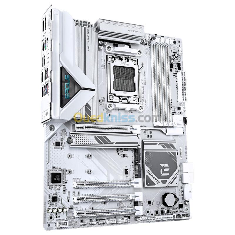 GIGABYTE B850 EAGLE ICE - CARTE MÈRE ATX - SOCKET AM5 - 4 X DDR5 - 1 X PCIE 5.0 X16 - 3 X M.2 NVME - LAN 2.5GBE - USB 3.0 - WHITE 3