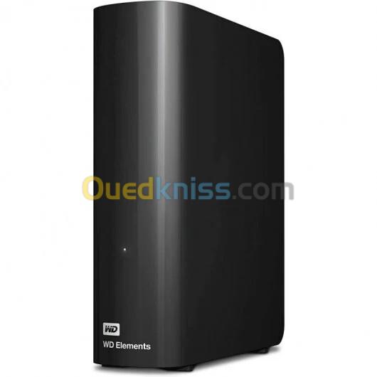 WD ELEMENTS 16TB - DISQUE DUR EXTERNE DESKTOP HDD 3.5 POUCES - USB 3.0 - HAUTE CAPACITE - BLACK