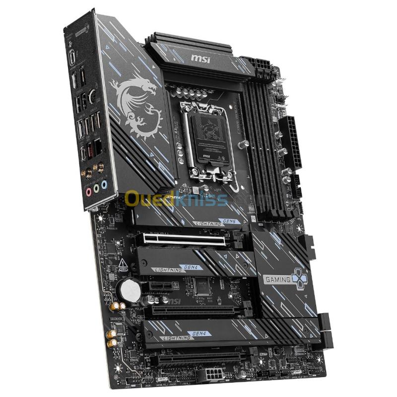 MSI Z890 GAMING PLUS WIFI - ATX SOCKET 1851 - Intel Z890 - 4X DDR5 - M.2 PCIE 5.0 - WI-FI 7 - LAN 5G 2