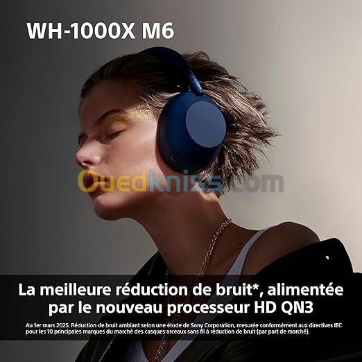 SONY WH-1000XM6 Casque sans-Fil Bluetooth à réduction de Bruit, Son Hi-Res Unique, 30h Autonomie 13
