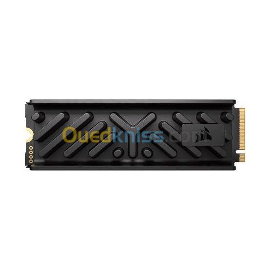 CORSAIR MP700 ELITE 2TO SSD - AVEC DISSIPATEUR THERMIQUE - 3D TLC NAND - M.2 2280 - PCIE 5.0 X4 - NVME 2.0 - 10 000 MO/S - 8 500 MO/S - ORIGINAL