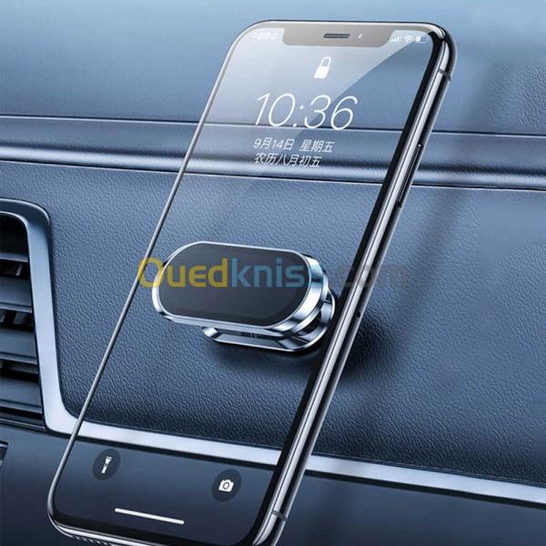 WIWU CH002 SUPPORT TÉLÉPHONE MAGNÉTIQUE - MINI-LÉGER - PROTECTION DE SÉCURITÉ - 360 DEGRÉS - NOIR 