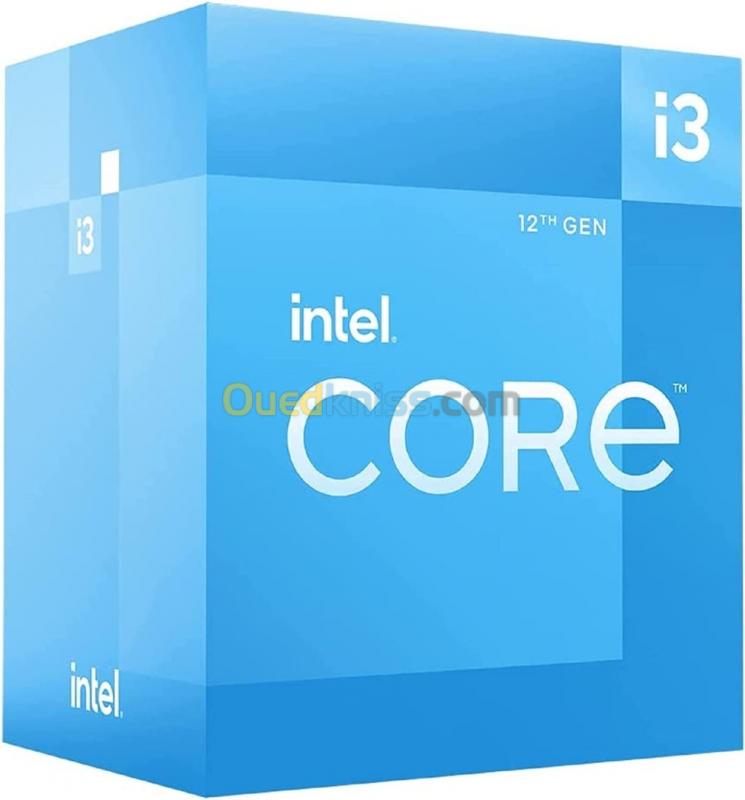  Processeur Intel Core i3-12100F - Quad- Core - 3.3 GHz - 4.3 GHz -  8-Threads Socket 1700