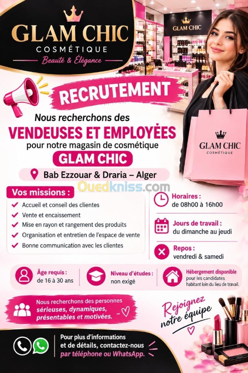 vendeuses et employées