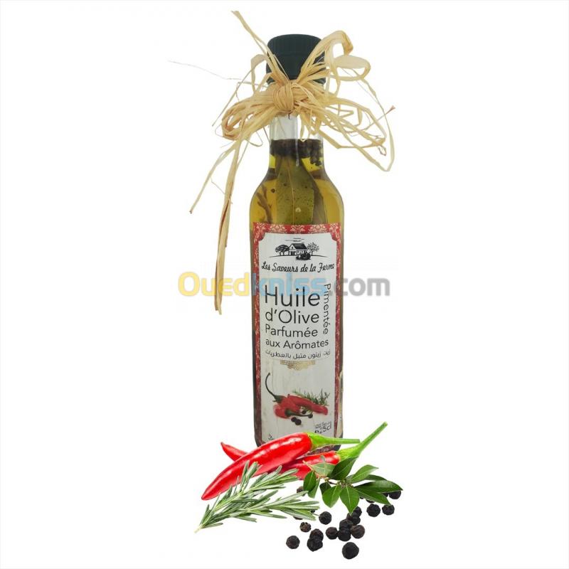  Huile d'Olive Parfumée Aux Aromates Pimentée 250ml