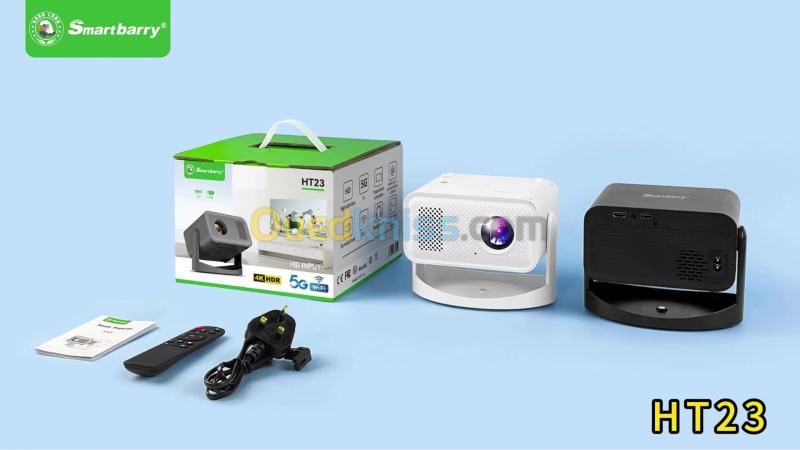 Mini Datashow Projecteur 4K 650 ANSI Android 11 WiFi 6 Bleutooth data show Autofocus ضمان 06 أشهر 7