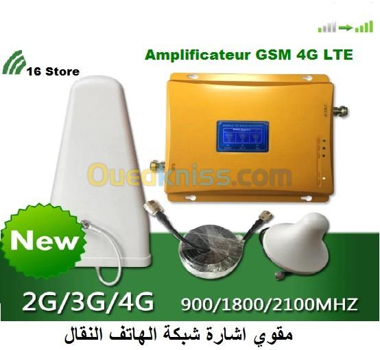  Amplificateur GSM Répéteur Booster 500m2 2G 3G 4G Satisfait ou remboursé نتيجة مضمومة