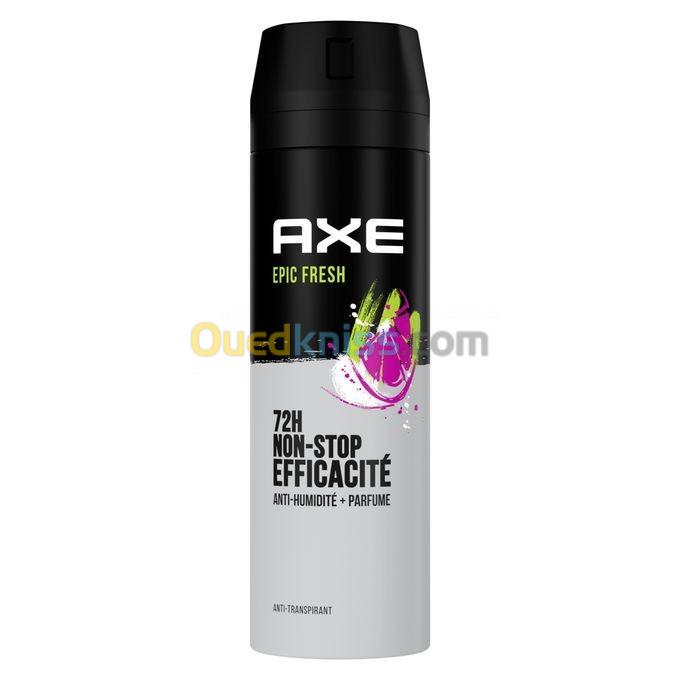  Axe Lot de 02 Déodorants Spray Anti-Transpirant - Epic Fresh Axe - 200 ml