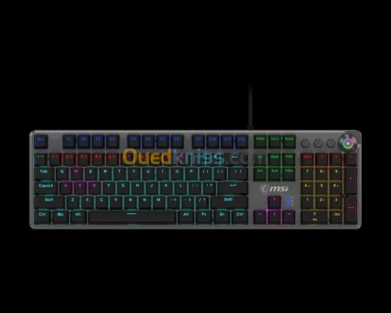 Clavier Gaming Mécanique MSI Forge GK310 Red (Disposition AZERTY FR) 4