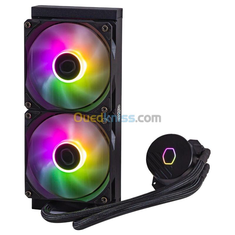 Watercooling Tout-en-Un Cooler Master MasterLiquid 240L Core ARGB (Noir) 4