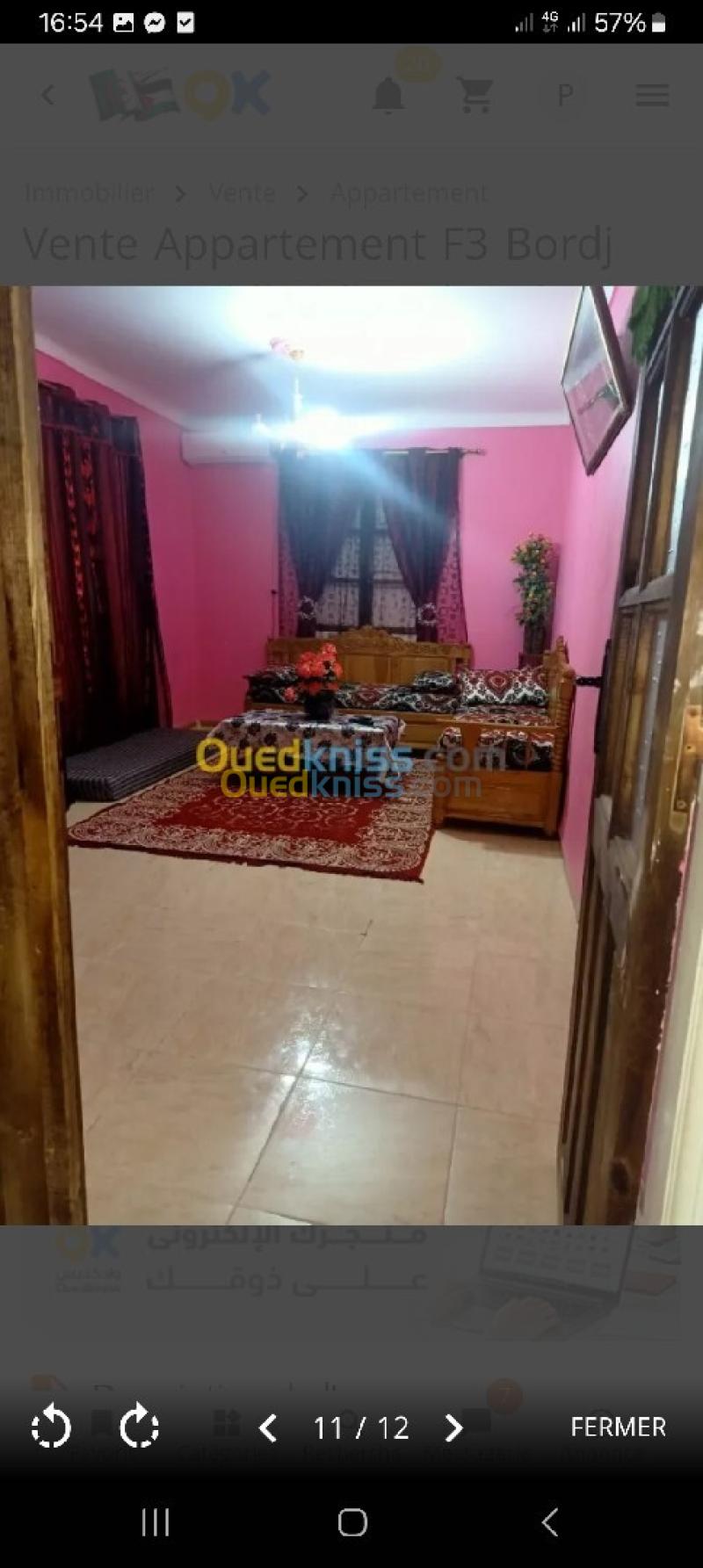 Vente Appartement F3 Bordj Bou Arreridj Sidi embarek