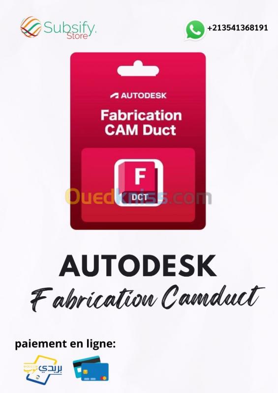  Logiciel de creation graphique Suite Autodesk : AUTOCAD/3dsMax/revit/robot...