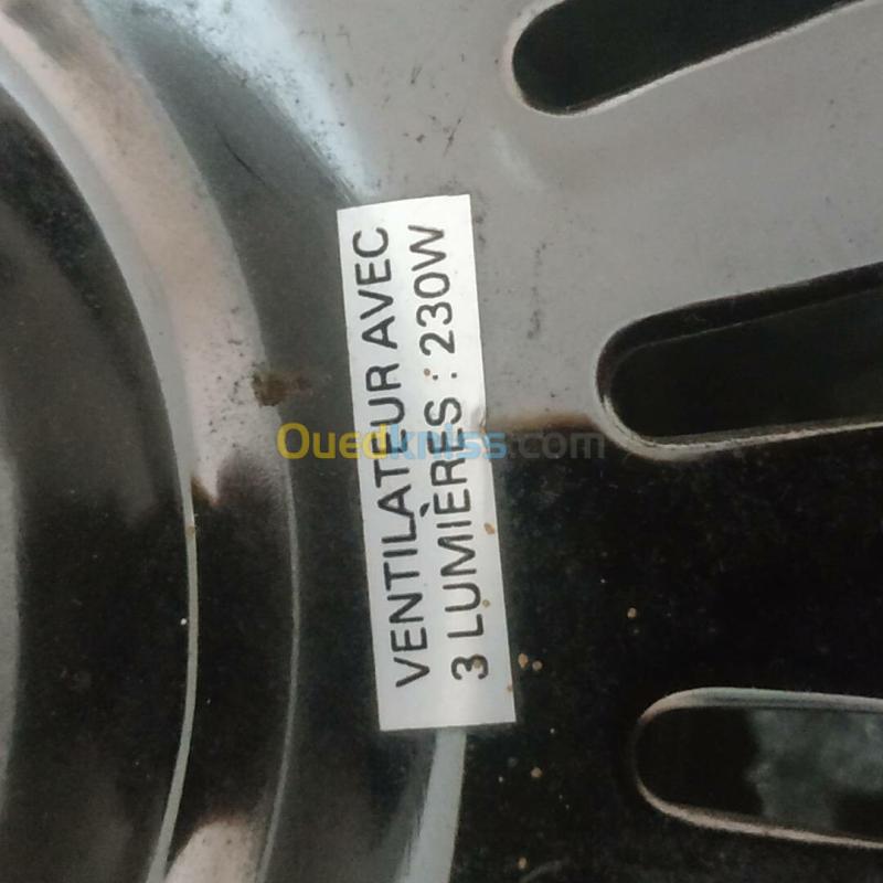Ventilateur de plafond SYLING 5 Lames et 3 lampes 4