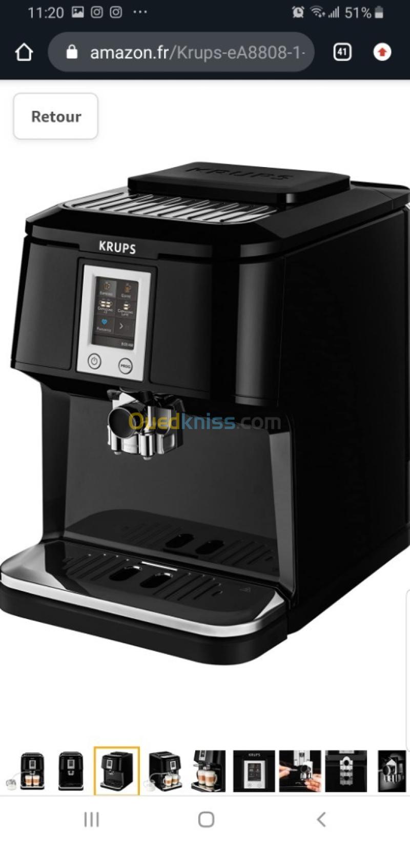 Krups eA8808 2 en 1-touch machine capuucino 1,7 l (noir) 12