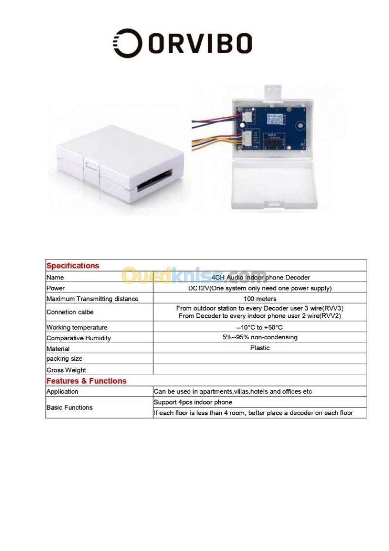 Interphone pour AADL et promoteurs immobiliers 3