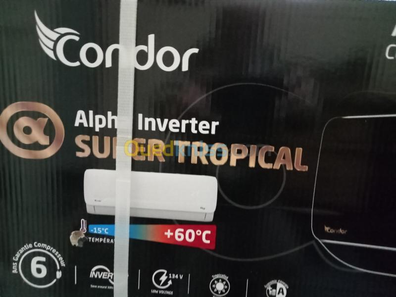 CLIMATISEUR CONDOR 12000 BTU SUPER TROPICAL INVERTER - Alger Algérie