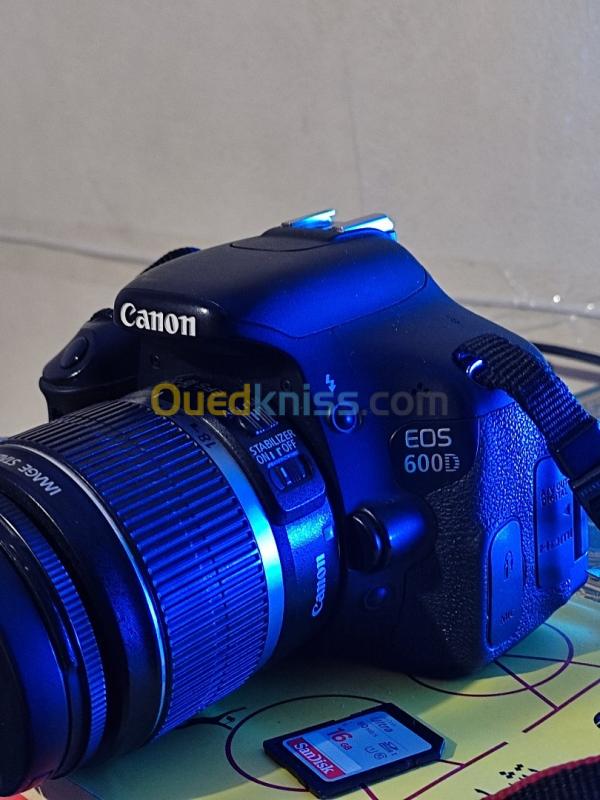  Canon EOS 600D Reflex 18 Mpix , Objectif 18-55Mm + battery and charger