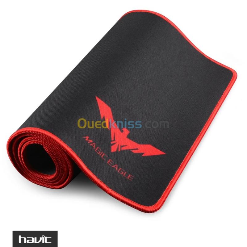 HAVIT MP830 - TAPIS DE SOURIS GAMING - 900 x 300 x 3 MM - SURFACE LISSE - BASE ANTIDÉRAPANTE - DESIGN GAMING - BLACK 5