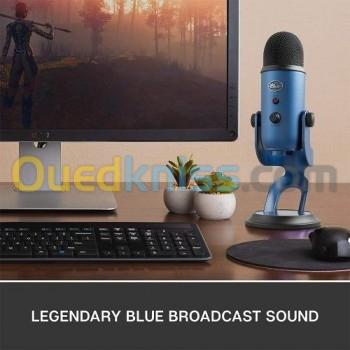  Logitech By Blue Yeti Microphones USB Pour Enregistrement-Streaming-Podcast- Compatible PC- MAC