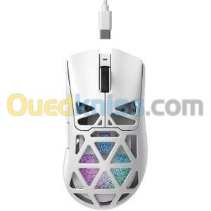 HAVIT MS1042WB WHITE - SOURIS GAMING SANS FIL - 3 MODES DE CONNEXION - RGB PROGRAMMABLE - HAUTE PRÉCISION - DESIGN ÉLÉGANT - WHITE