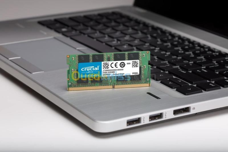 RAM CRUCIAL 16GB DDR4 - 3200 MHZ - SODIMM - LAPTOP - ULTRA PERFORMANCE - 1.1V - BLACK