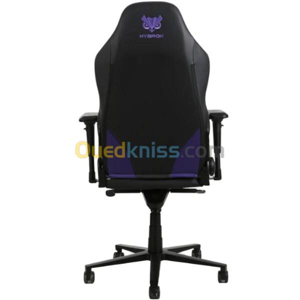 HYBROK MILKY WAY - CHAISE GAMING ERGONOMIQUE - CONFORT OPTIMAL - DOSSIER INCLINABLE - PIVOTANTE 360 - BLACK & BLEU 2