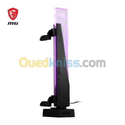 MSI MPG ARGB SUPPORT DE CARTE GRAPHIQUE - 30 - 135 MM - MAGNETIC BASE - RÉGLABLE - BLACK & WHITE 3