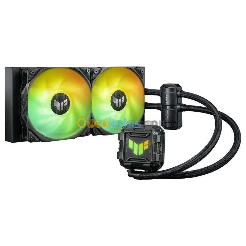 ASUS TUF GAMING LC II 240 ARGB - 2 FAN 120 MM - TUBE RENFORCÉ - MULTI SOCKET - AURA SYNC 5