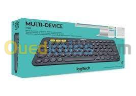 CLAVIER SANS FIL LOGITECH K380 MULTI-DEVICE -BLUETOOTH-MULTI-APPAREILS - COMPATIBLE ANDROID / IOS / WINDOWS - QWERTY -COMPACT - NOIR