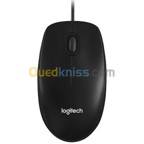 LOGITECH MOUSE M100 - SOURIS FILAIRE - AMBIDEXTRE - CAPTEUR OPTIQUE 1000 DPI - 3 BOUTONS - BLACK