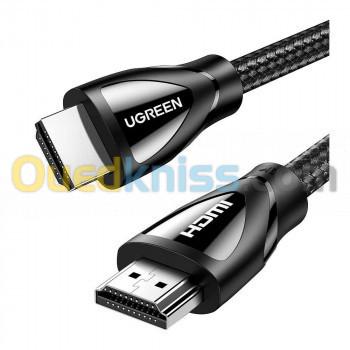  UGreen Câble HDMI 8K Ultra Haute Vitesse 1M 8K 60Hz 4K 120hz Câble Noir