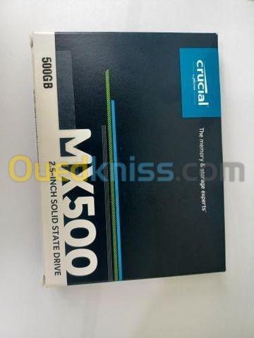  Crucial MX500 500 Go 3D NAND SATA 2.5 Pouces 7 Mm Solid State Drive