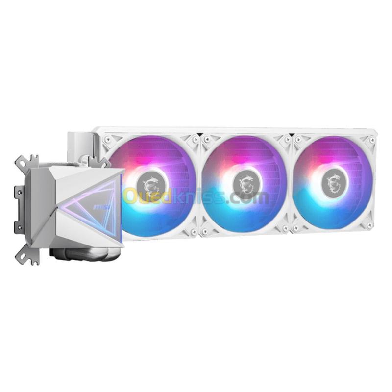 MSI MAG CORELIQUID I360 - WATERCOOLING 360MM - 3 X FANS ARGB - PERFORMANCE - INTEL & AMD - WHITE 3