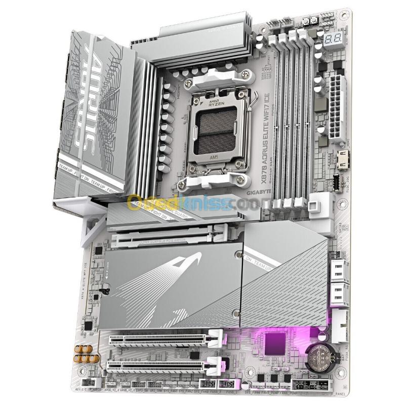 GIGABYTE X870E AORUS ELITE WIFI7 ICE - CARTE MÈRE ATX - SOCKET AM5 2