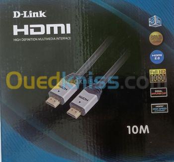  D-Link Cable HDMI 10M 2.0 4K