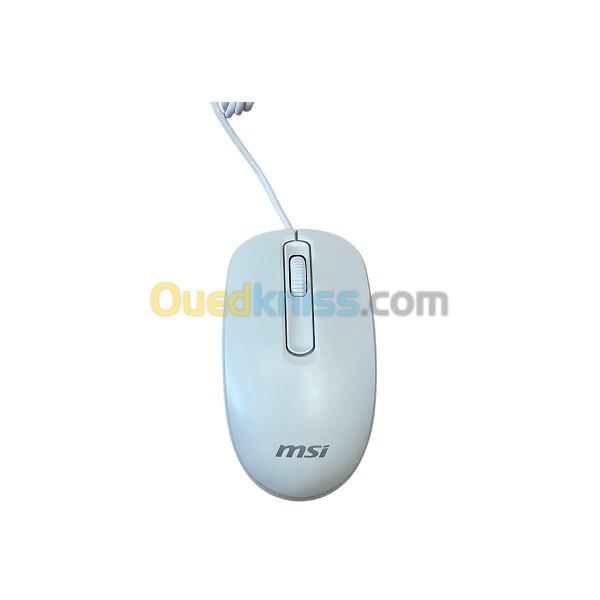 MSI COMBO CLAVIER + SOURIS FILAIRE - SK-9626 MW - AZERTY - USB-A - 100% AVEC PAVÉ NUMÉRIQUE - BLANC 4