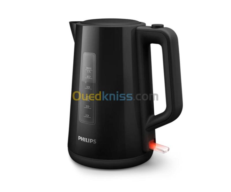 Bouilloire électrique Philips Série 3000 en version plastique noir HD9318/21 3