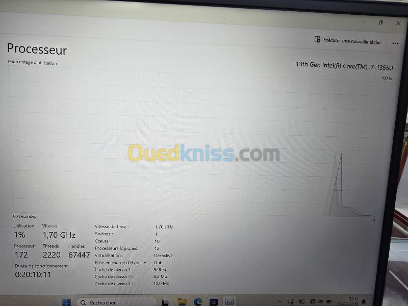 Thinkpad E14 Gen5 i7 13eme 16G/512G 7
