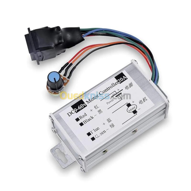 Arduino - PWM Controleur de vitesse pour moteur DC ( 9-60V / 20 A ) Avec interrupteur 5