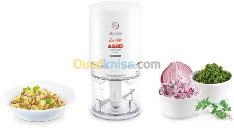 Mini Hachoir 2 en 1 50 g Fabriqué en France SEB VALENTIN 855306 4