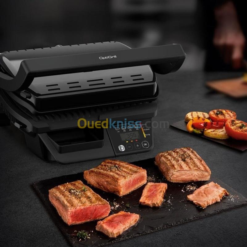 Panineuse et Grill TEFAL Électrique 2000W avec 6 Programmes - OptiGrill Intelligent Grill 3