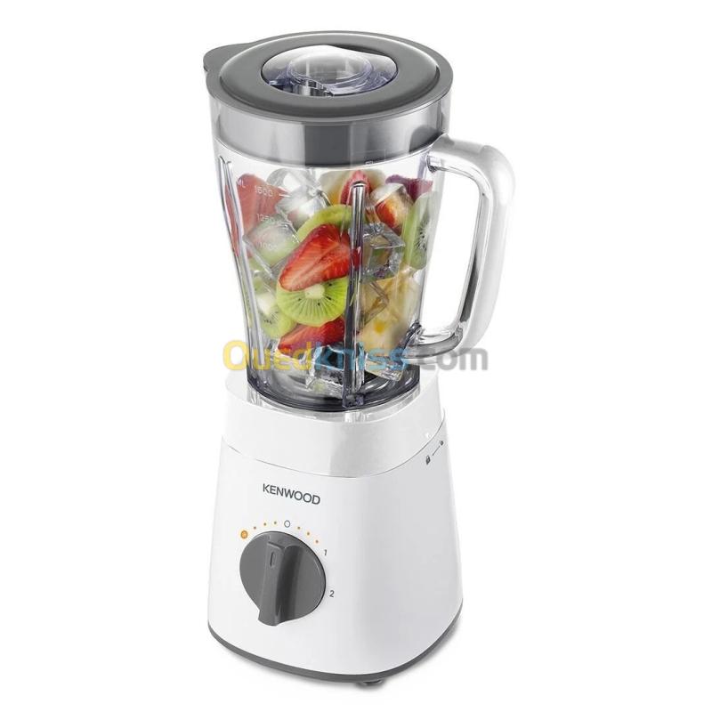 Blender Mixeur Kenwood Smoothie Maker 2 L 500W - 2 Vitesses Pulse, Lames Inox, Bol Gradué, Blanc  3