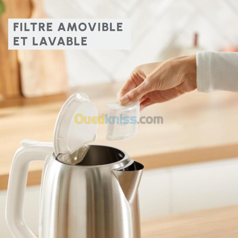 Bouilloire Électrique Moulinex Subito Plus 1.7L 2000W Sans Fil Inox - Indicateur 1 Tasse 4