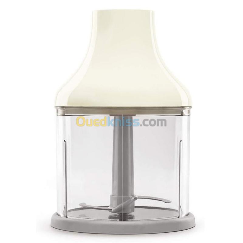 Bras Mixeur Plongeant SMEG 3en1 700W avec Accessoires Inclus - Esthétique Années 50 Créme 4