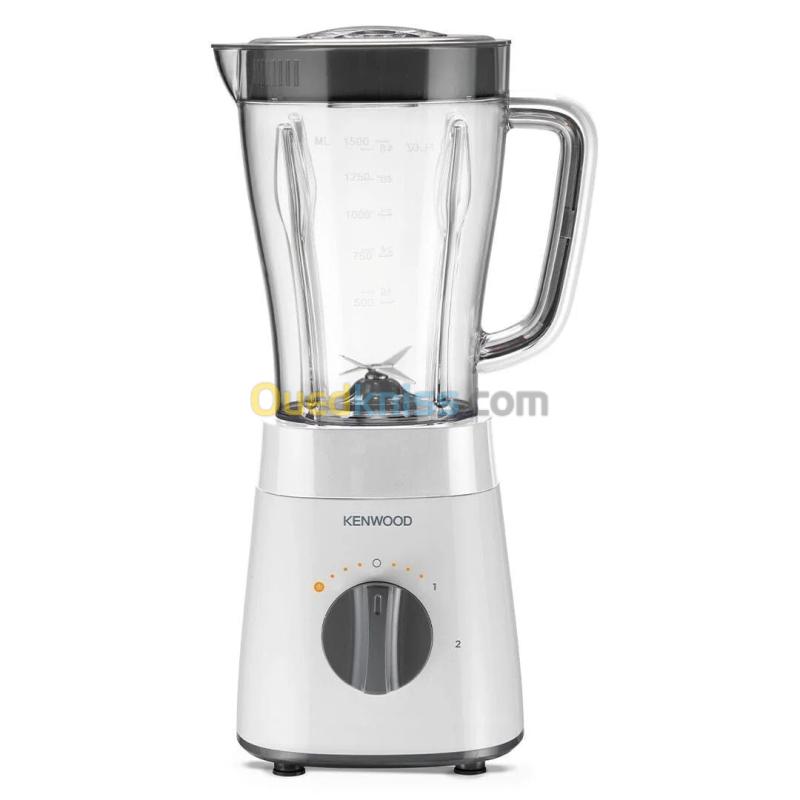 Blender Mixeur Kenwood Smoothie Maker 2 L 500W - 2 Vitesses Pulse, Lames Inox, Bol Gradué, Blanc  6