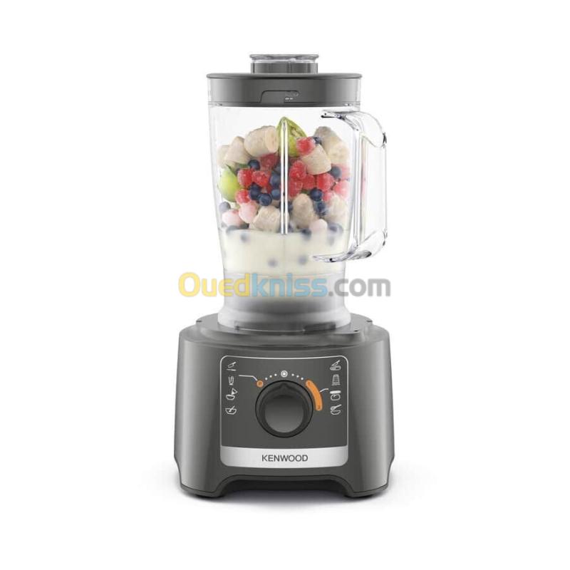 Robot De Cuisine Kenwood 800W Bol 2.1L - Fonction Pétrissage Disque Trancheur , Blender 1.2L 3